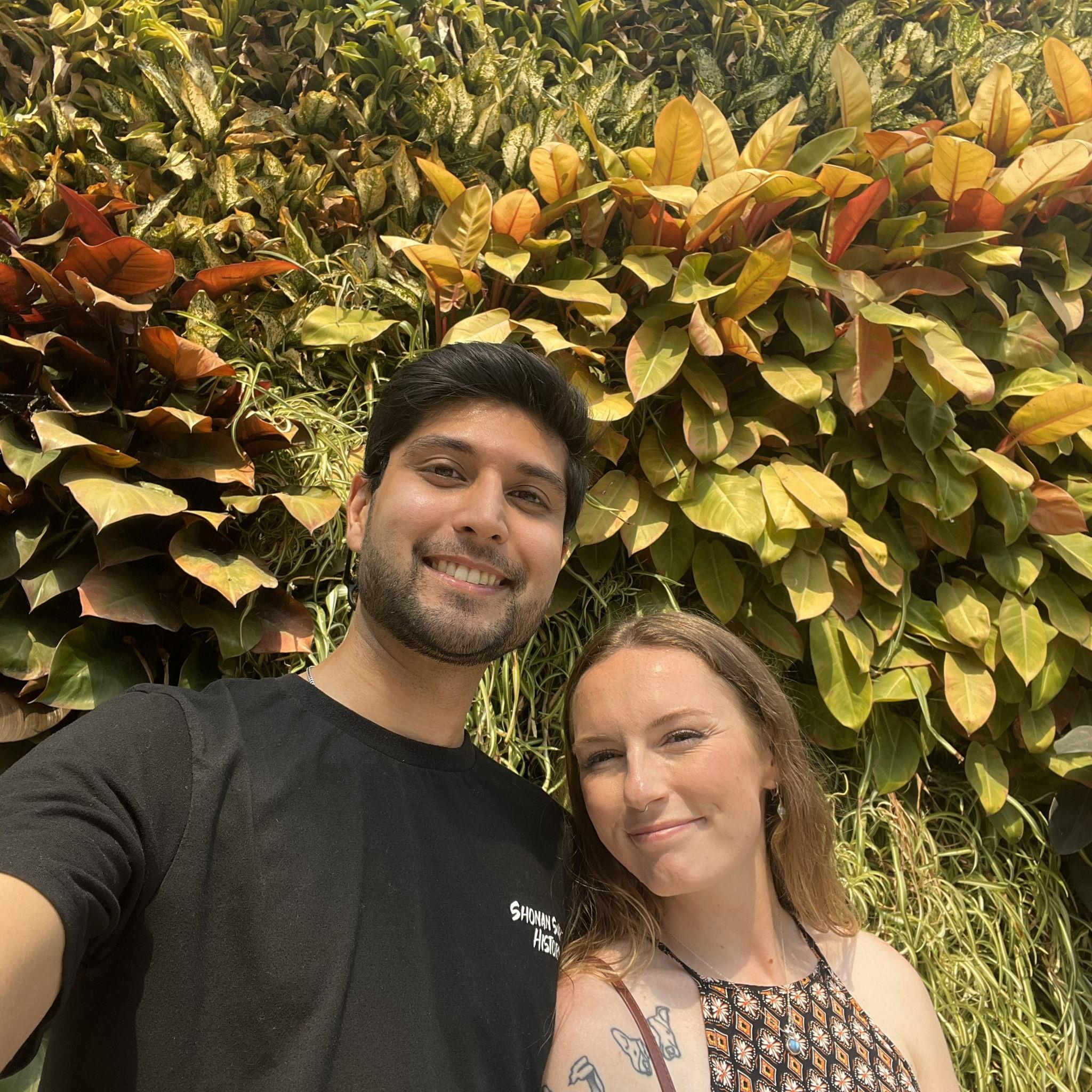 Celebrating our engagement in Winnipeg, Canada!