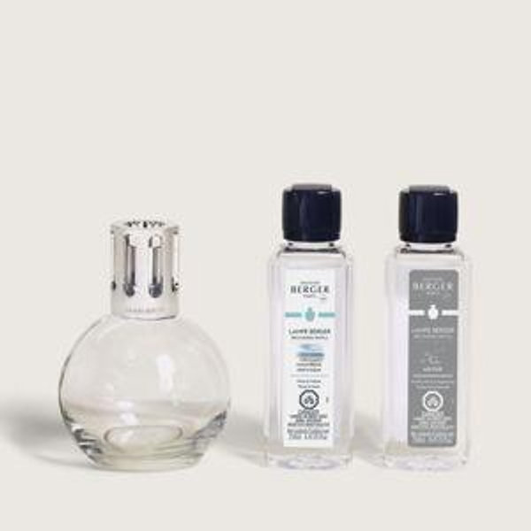 Essential Round Lamp Ritual Starter Kit with Air Pur So Neutral + Ocean Breeze