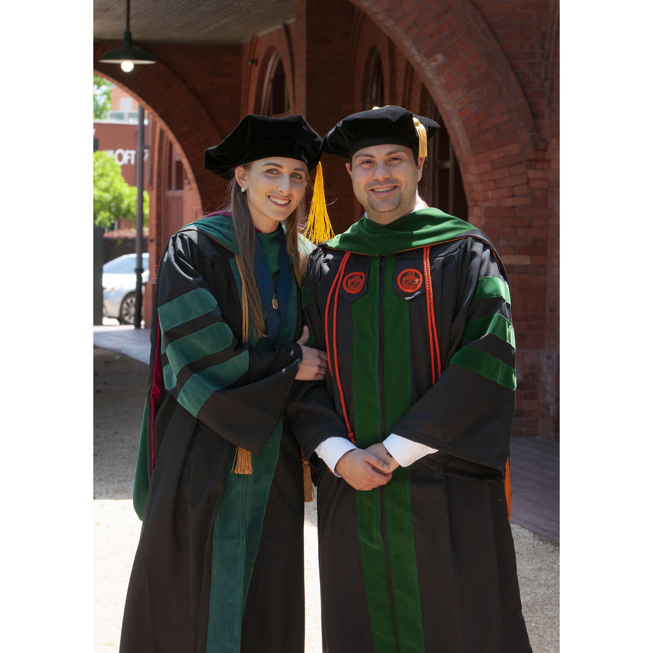 Due to the COVID19 pandemic our schools did not have formal graduation ceremonies in person. So we celebrated in Fayetteville and got some commemorative pictures!