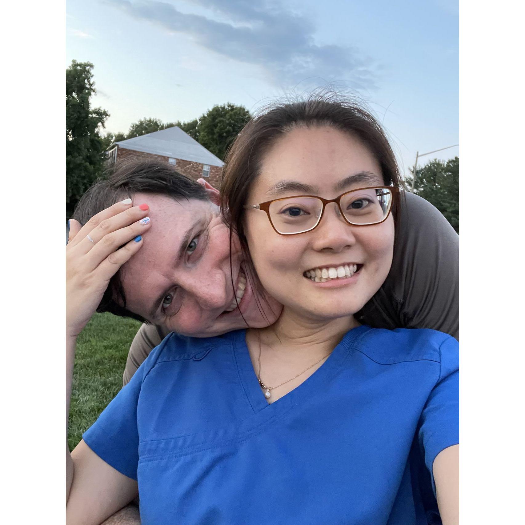 we love walking in our neighborhood