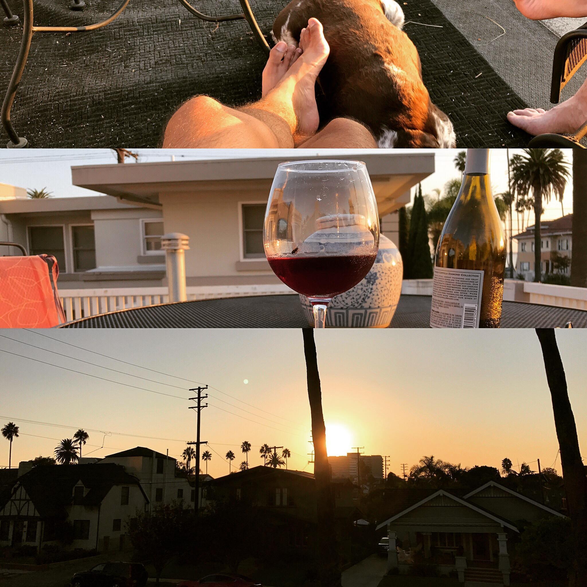 Roof top vibes in Long Beach #familytime