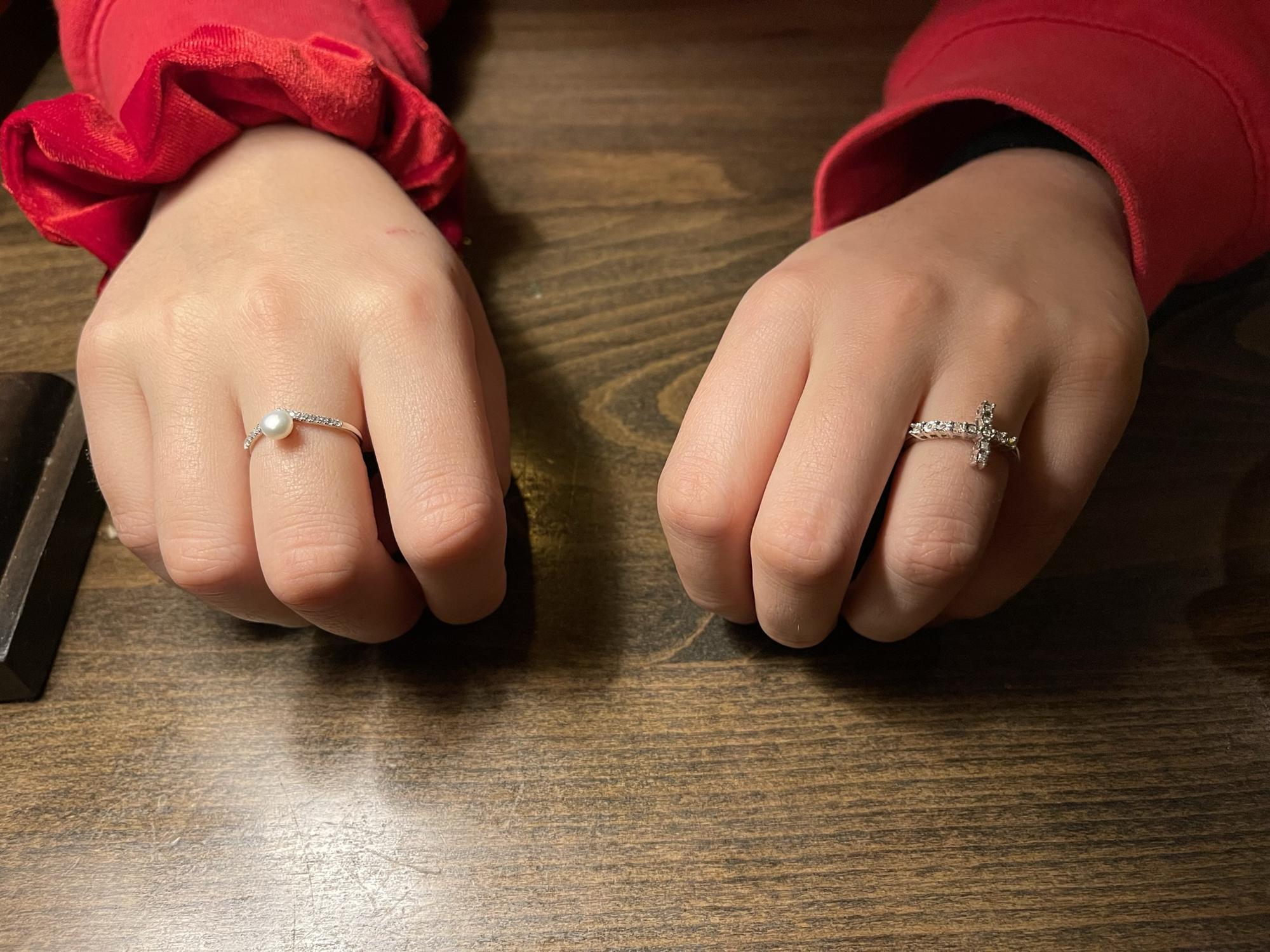 Pearl Ring & Promise Ring I have to Ari on our Anniversary💍