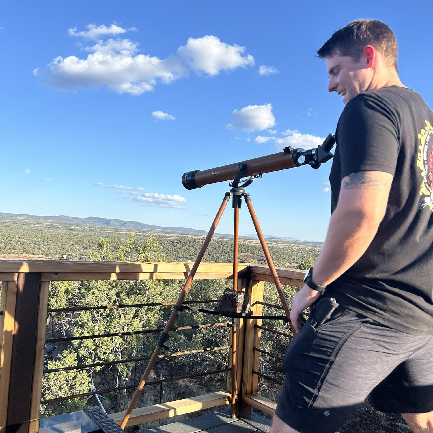 Views from the top of our yurt during our 2 year anniversary trip