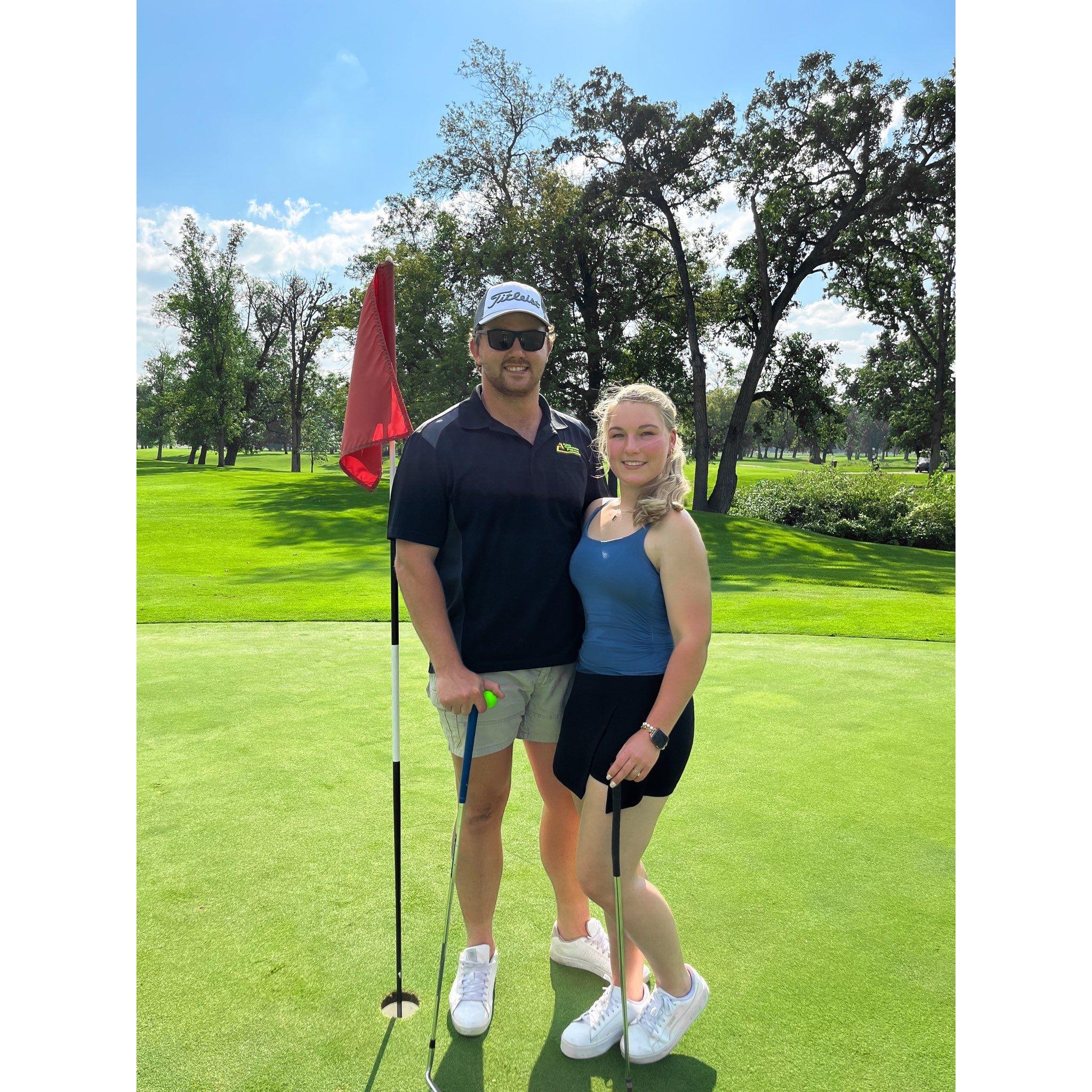 golf day. Best USA summer activity