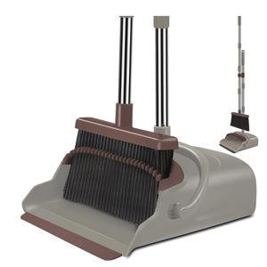 kelamayi Upgrade Broom and Dustpan Set (Brown)