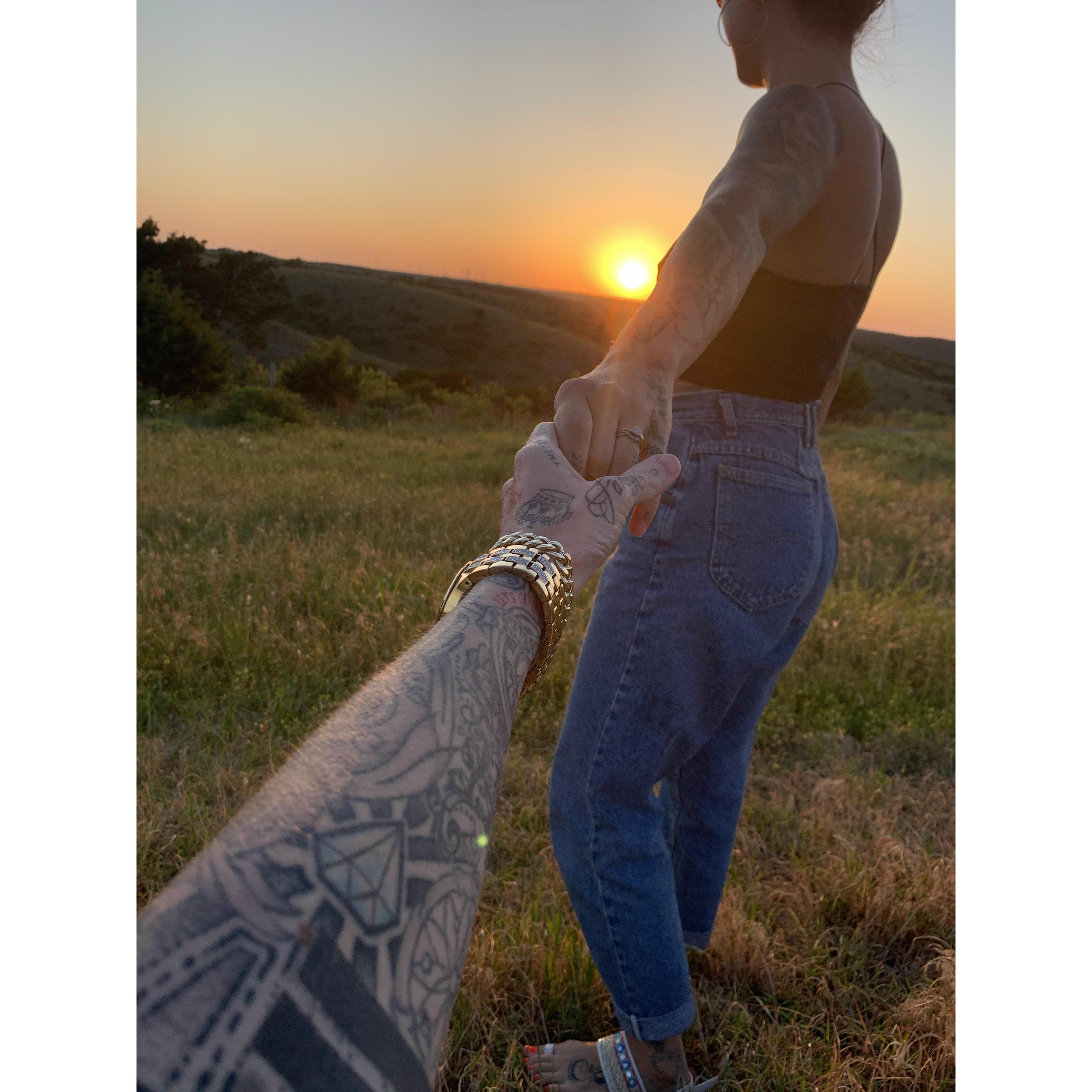 "Take my hand and I'll go anywhere with you." If you know us, you know how much we love to travel!