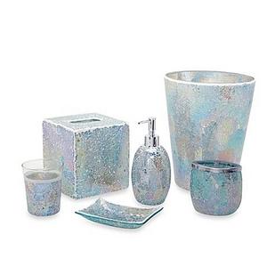 India Ink Aurora Cracked Glass Lotion Dispenser in Pastel