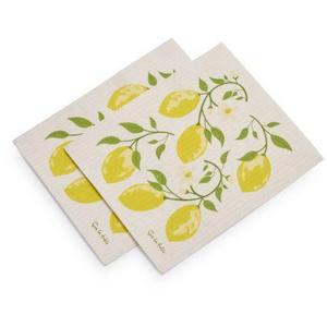Swedish Lemon Dishcloths, Set of 2