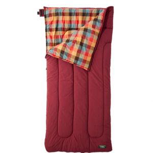 L.L.Bean Flannel Lined Camp Sleeping Bag in "Burgandy/Sea Pine Apple Cinnamon"