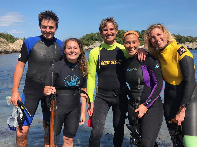 FAVORITE DAY EACH YEAR: Spearfishing in RI