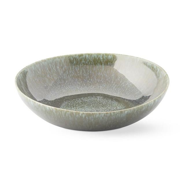 Reactive Glaze Serving Bowl, Grey