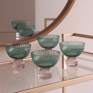 Glass Venice Coupe Glass, Set of 4
