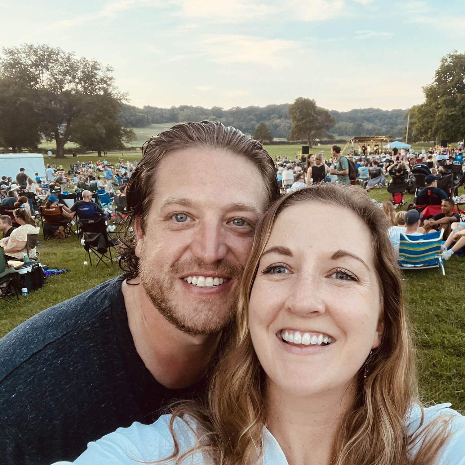 Our actual first date - Full Moon Pickin Party!