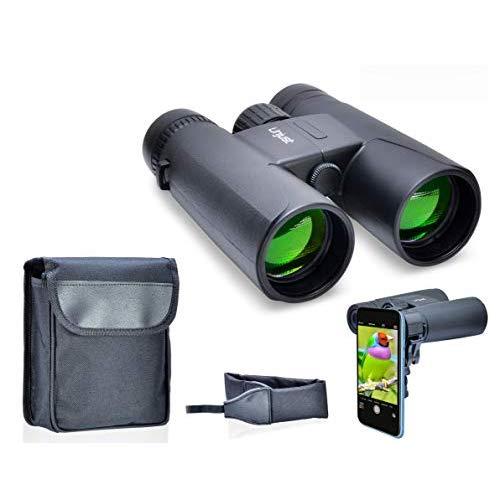 Best Optics Binoculars for Adults and Kids - 10x42 Lightweight, Compact and Professional Binocular with BAK4 Prism Lenses - Perfect for Bird Watching, Hunting and Concerts - with Smartphone Adapter