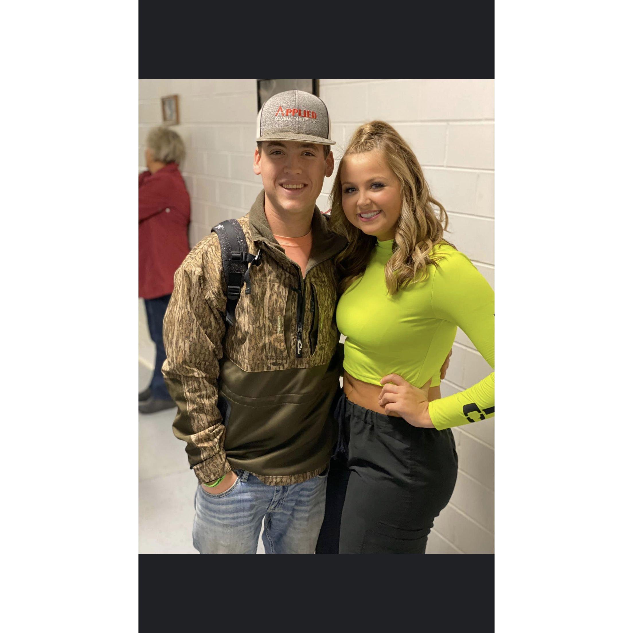 Our first "Date".. he came to watch my ACE Competition at the State Fair!
