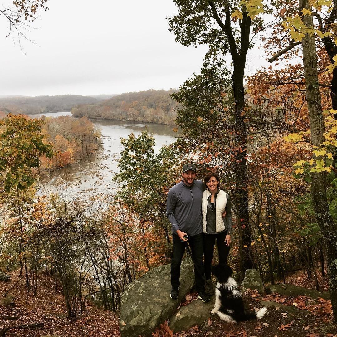 Our first family photo! Harper's Ferry, October 2017