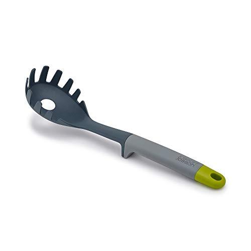 Joseph Joseph 10163 Elevate Nylon Spaghetti Server with Integrated Tool Rest, One-Size, Gray/Green