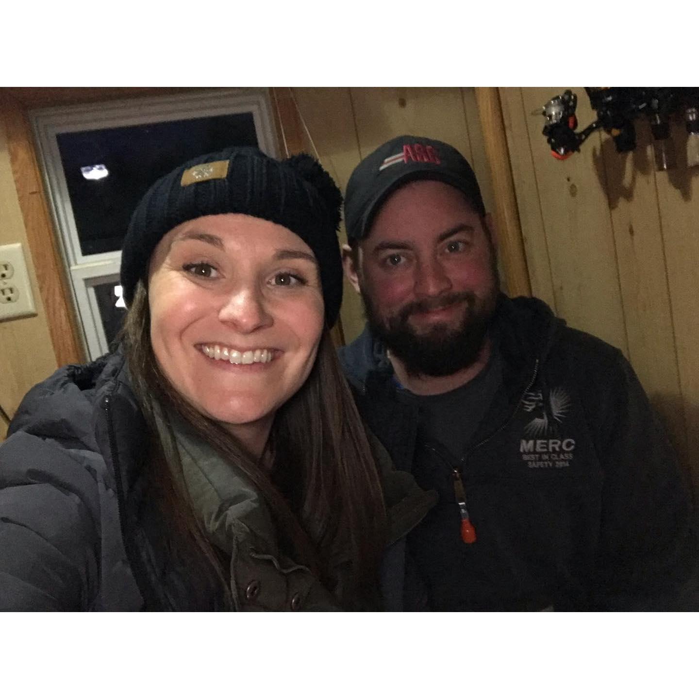 Ice Fishing on Buskey Bay