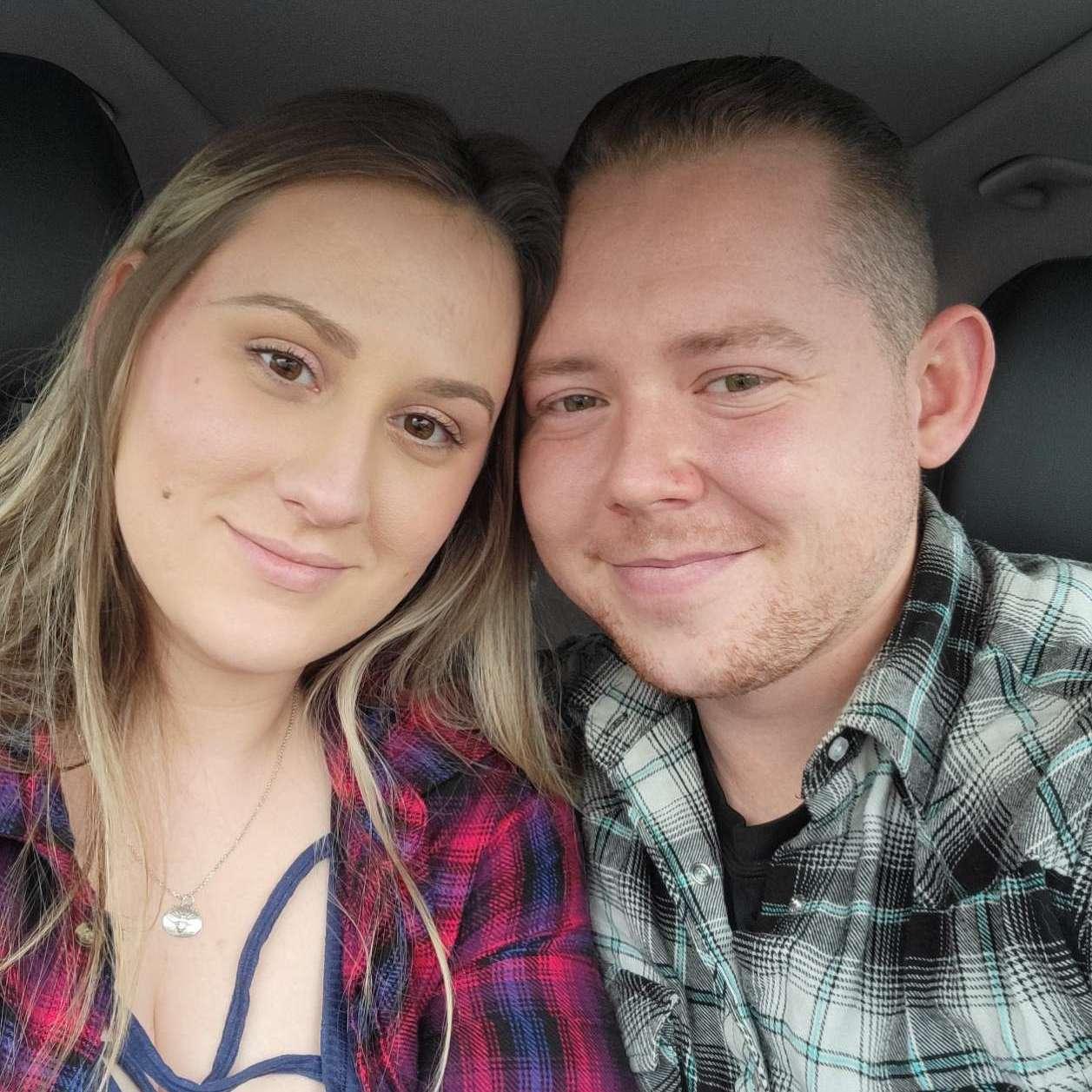 Our first photo together from our first date.