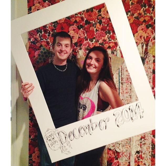 Our first facebook profile picture together