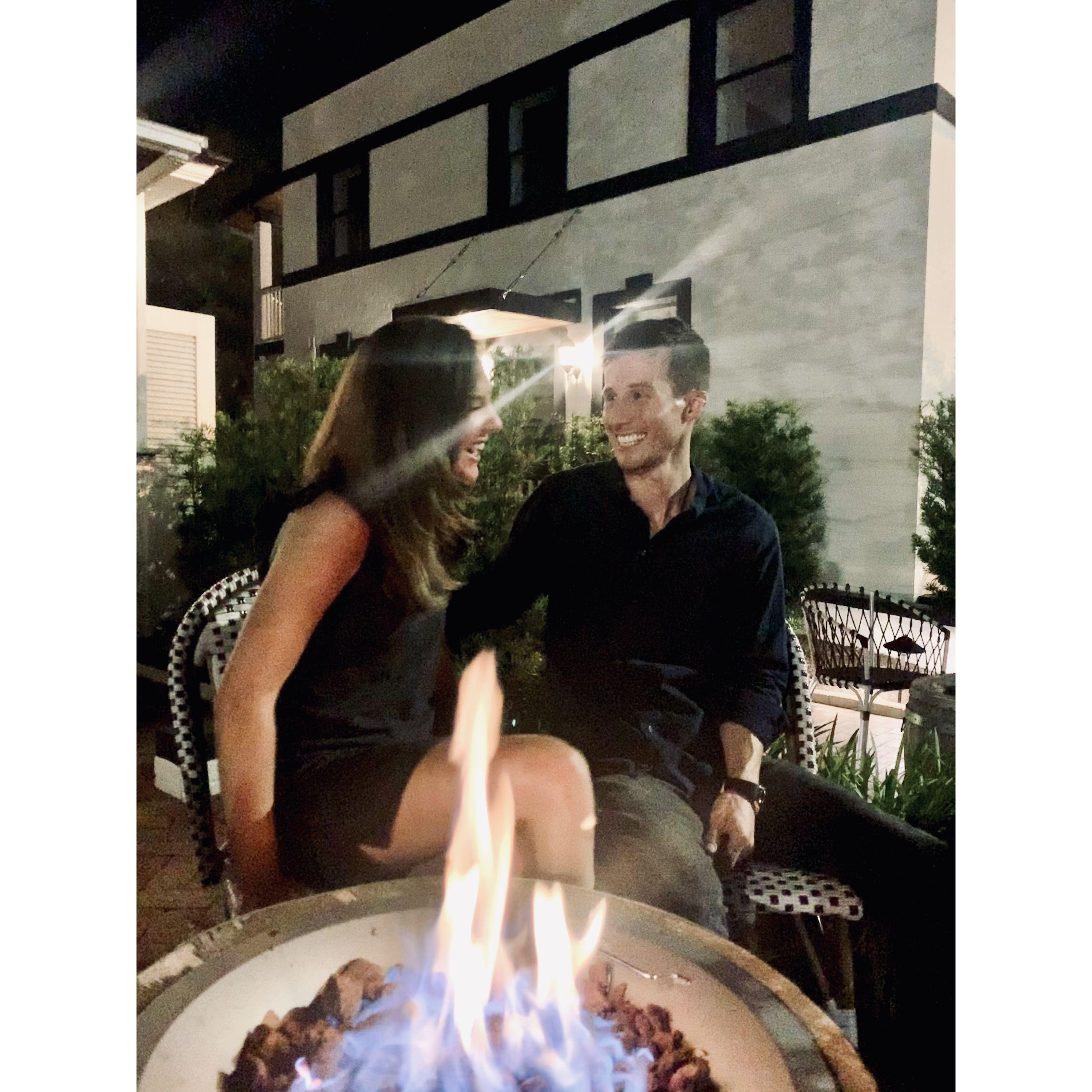Our first photo together!