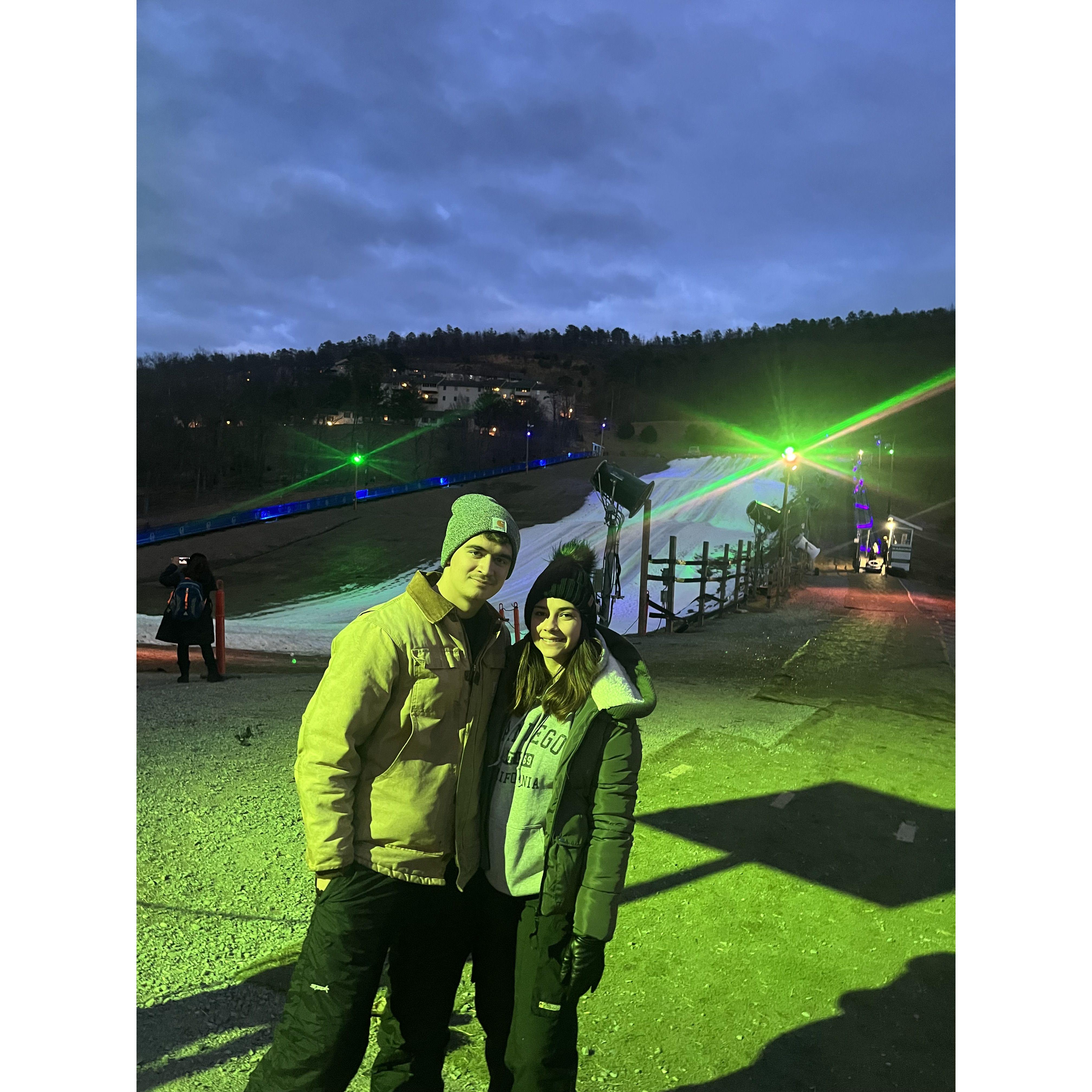 snow tubing ☃️