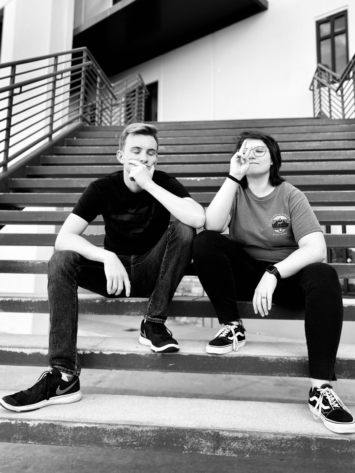 1st photo shoot, near the end when we started joking around.