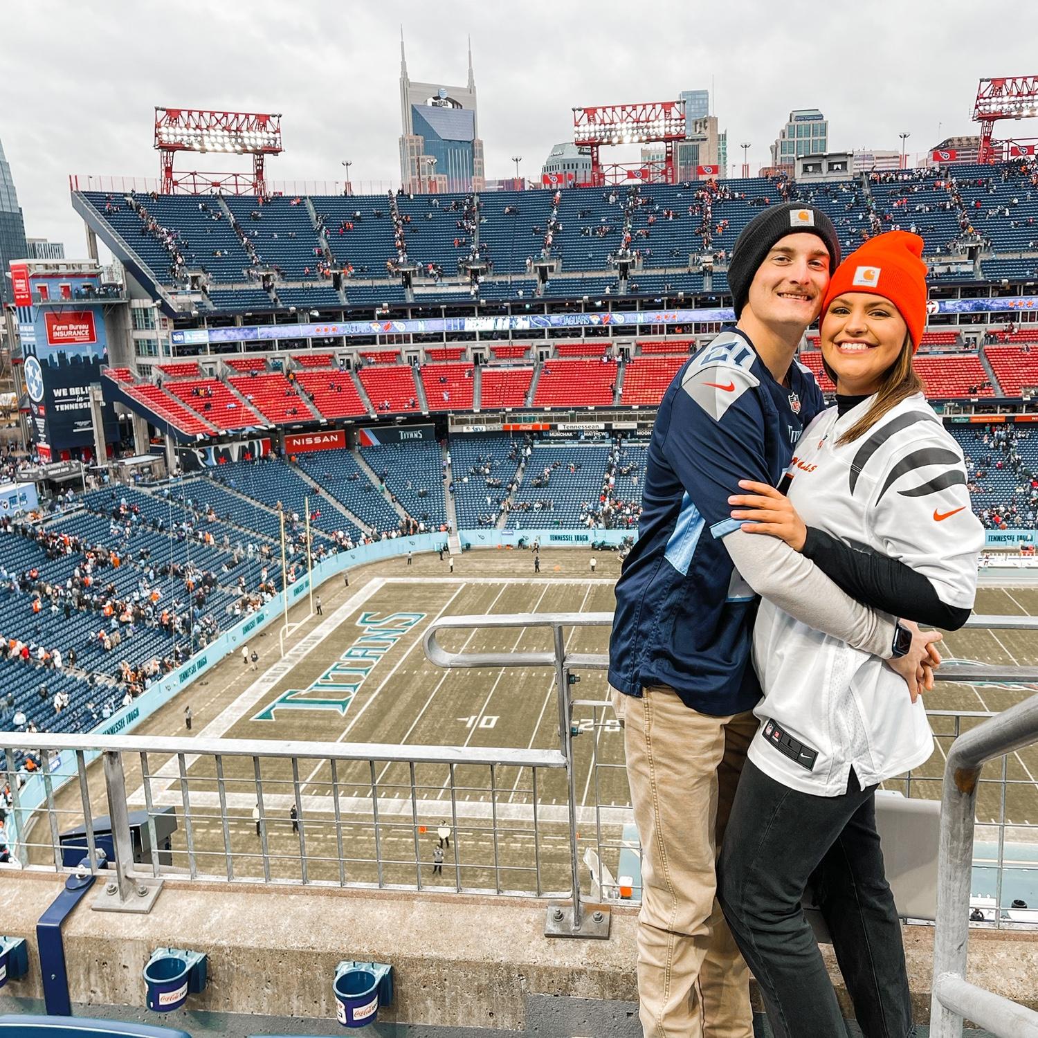 a house divided when it comes to NFL football