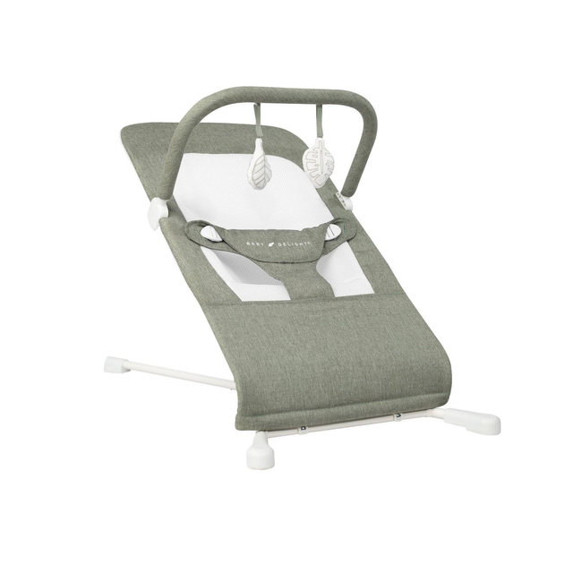 Baby Delight Highland Portable Bouncer - Sage Tweed