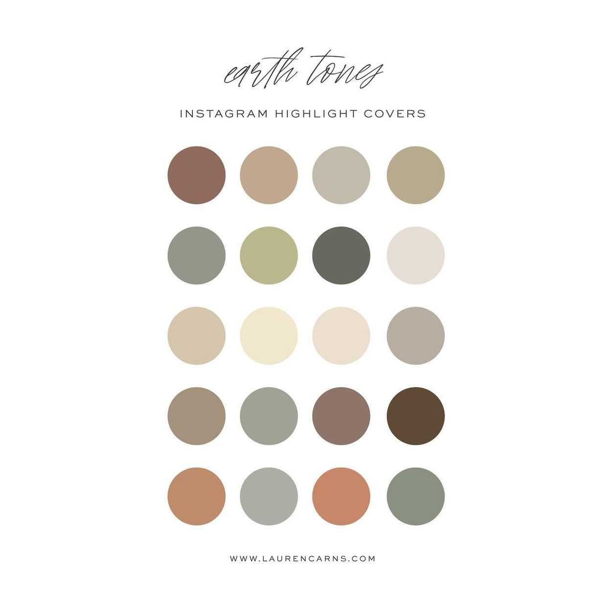 Earth Tone Color Pallete