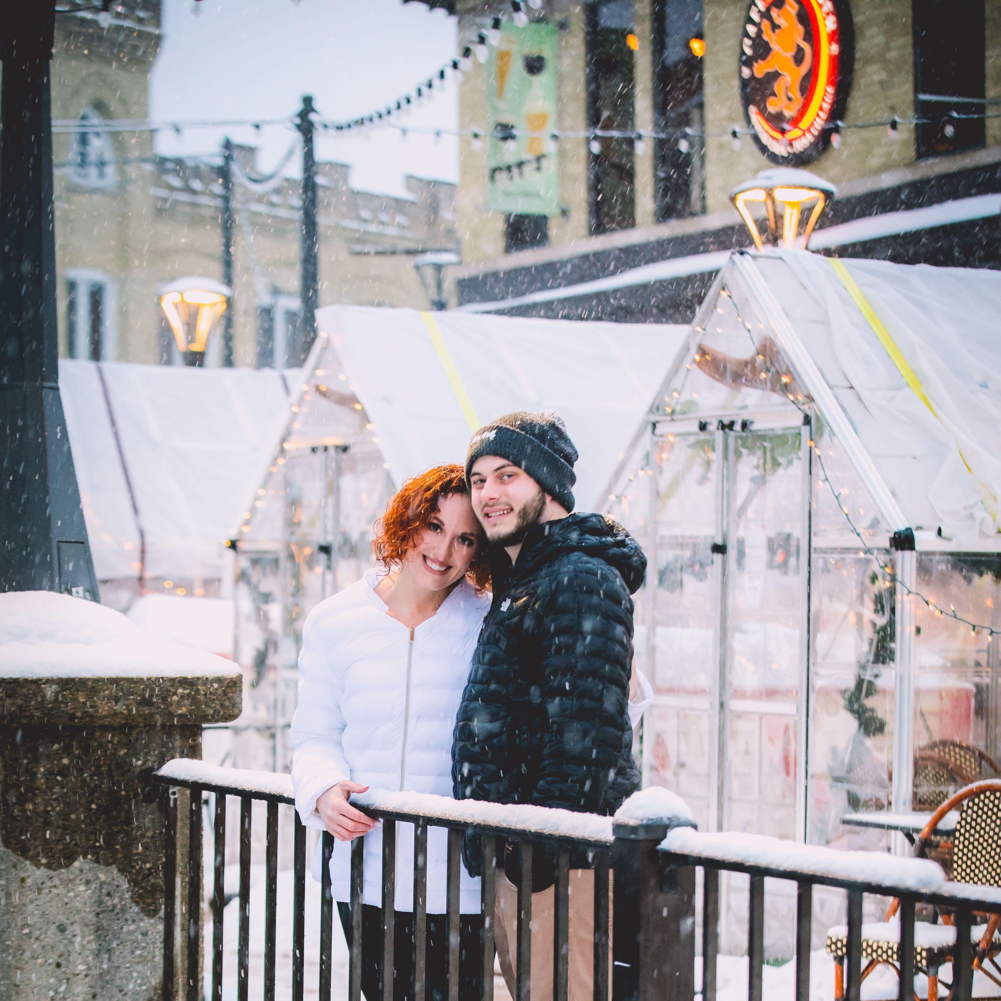 The bridge where we began our relationship and where we got engaged!