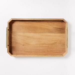 Deco Handle Serve Tray, 12"x18", Natural
