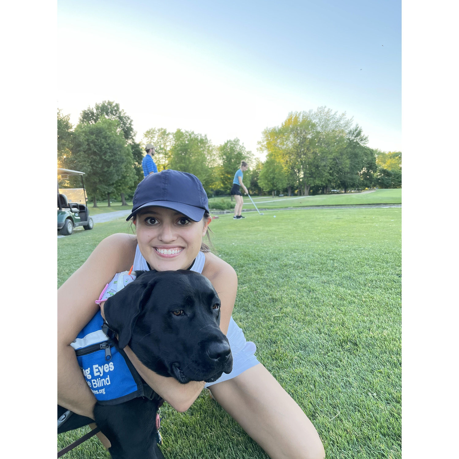Finny's first golf outing when he was still a working boy.