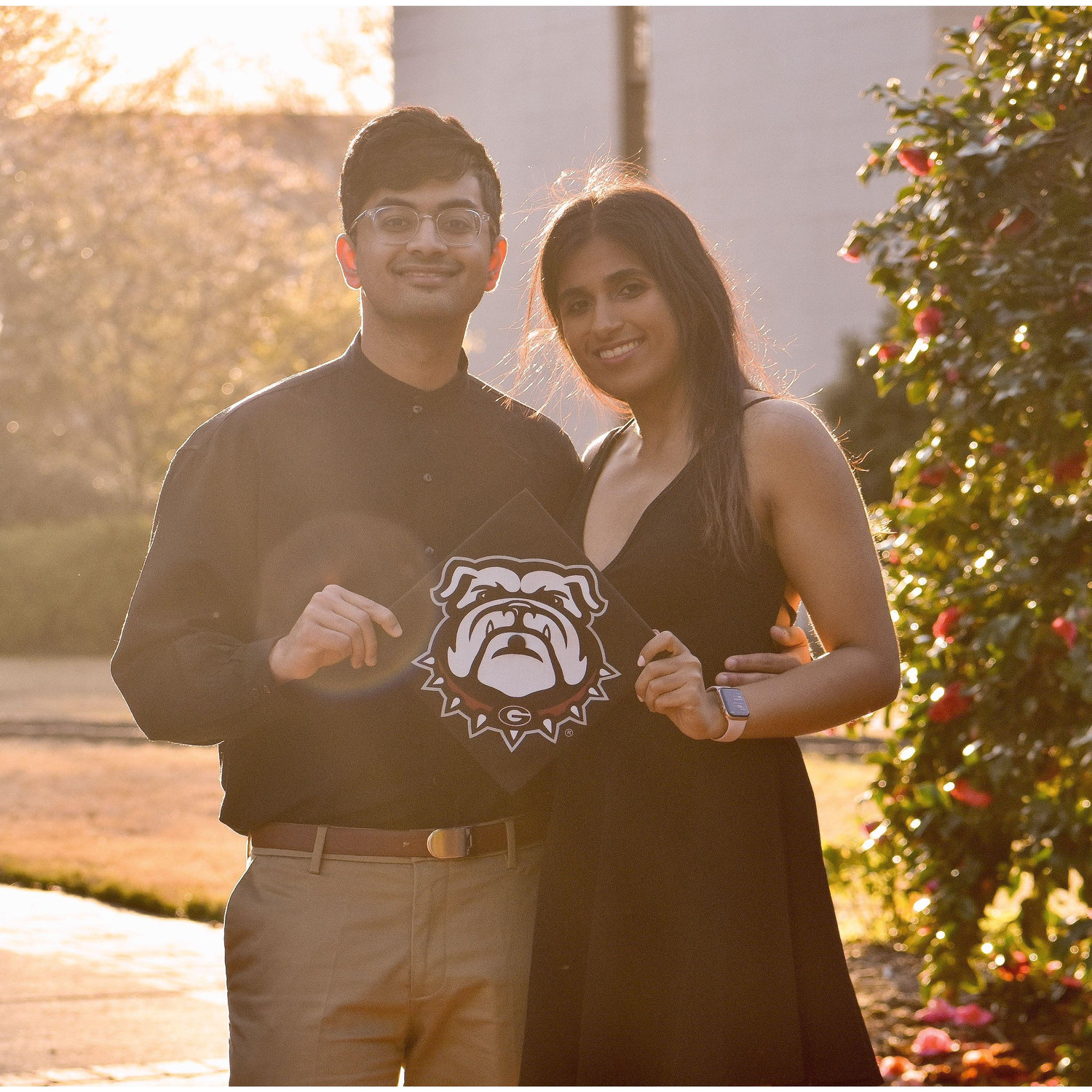 Aarushi's grad pictures- go dawgs!