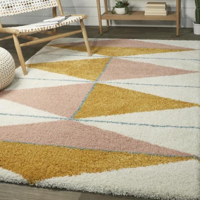 Mercury Row® Bonifay Geometric Off White Area Rug | Wayfair 7’10x10’