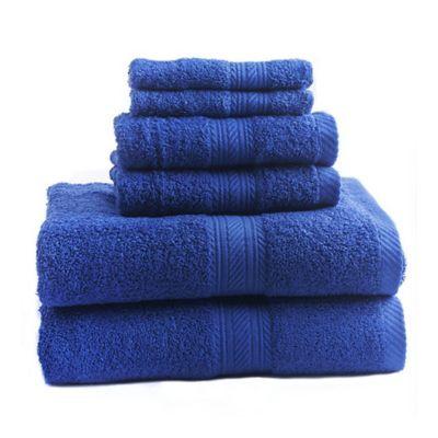 Signature 6-Piece Bath Towel Set in Chocolate