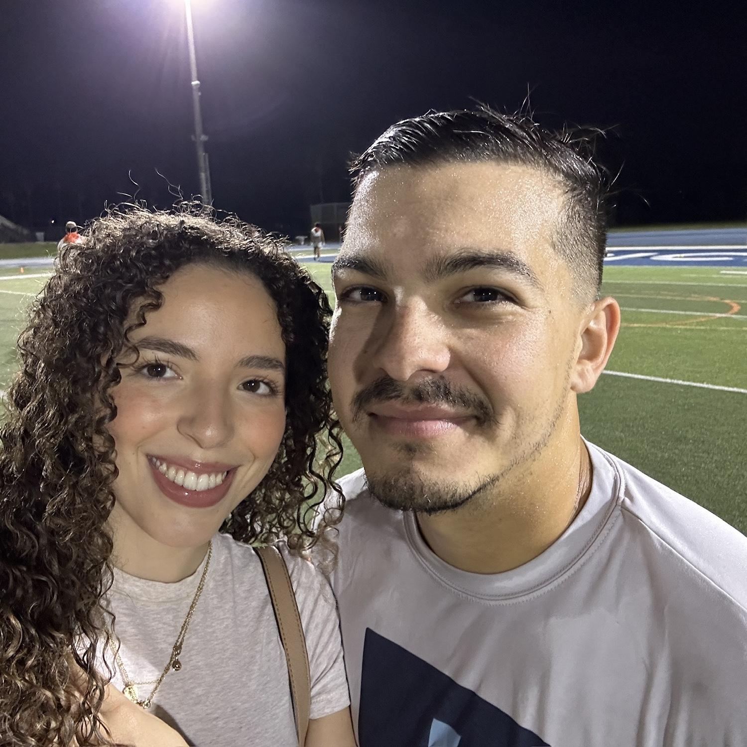 Joining Julio while he plays flag football with his friends 4/16/25