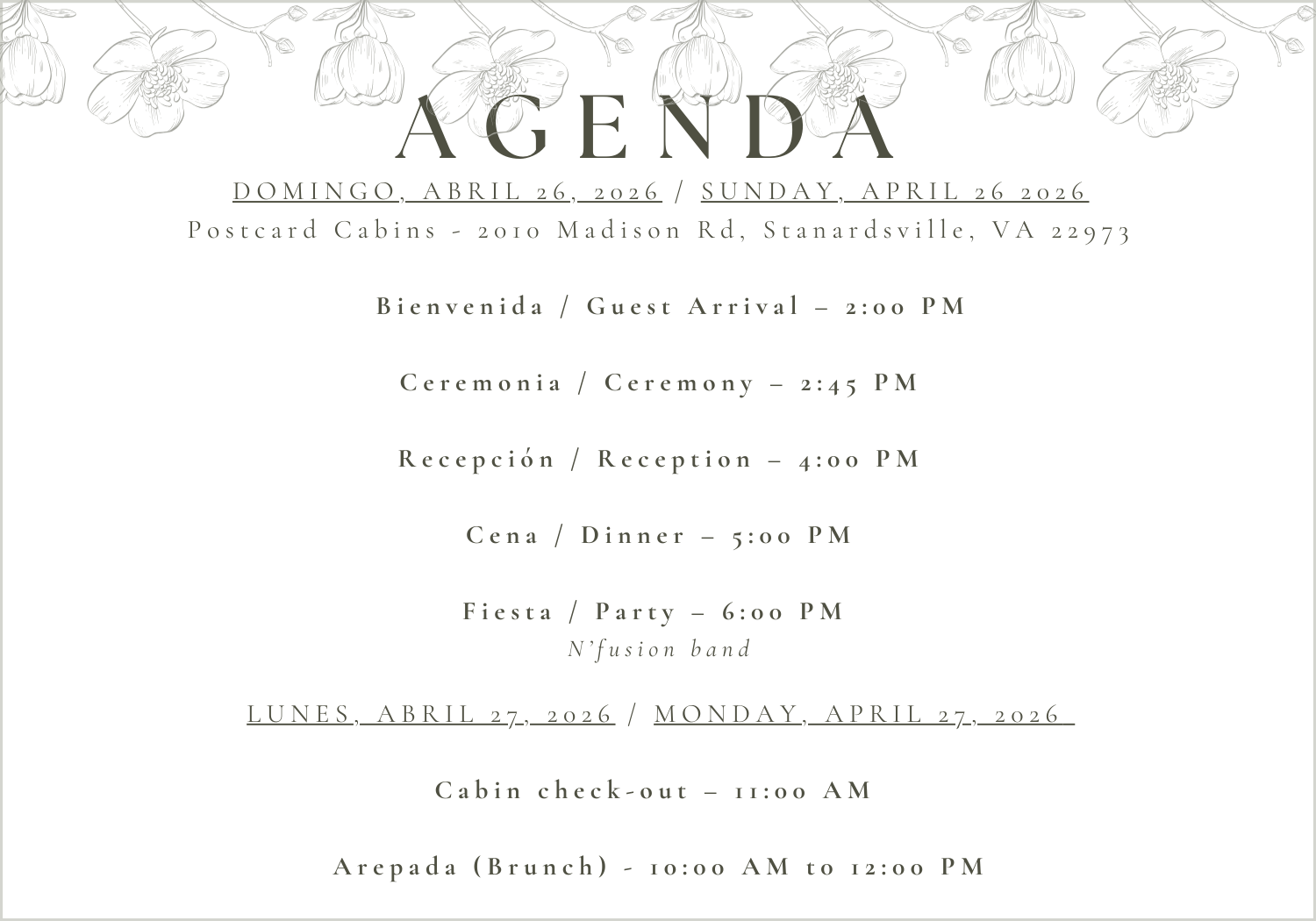 The Wedding Website of Daniel Santaella and Paula Hernández