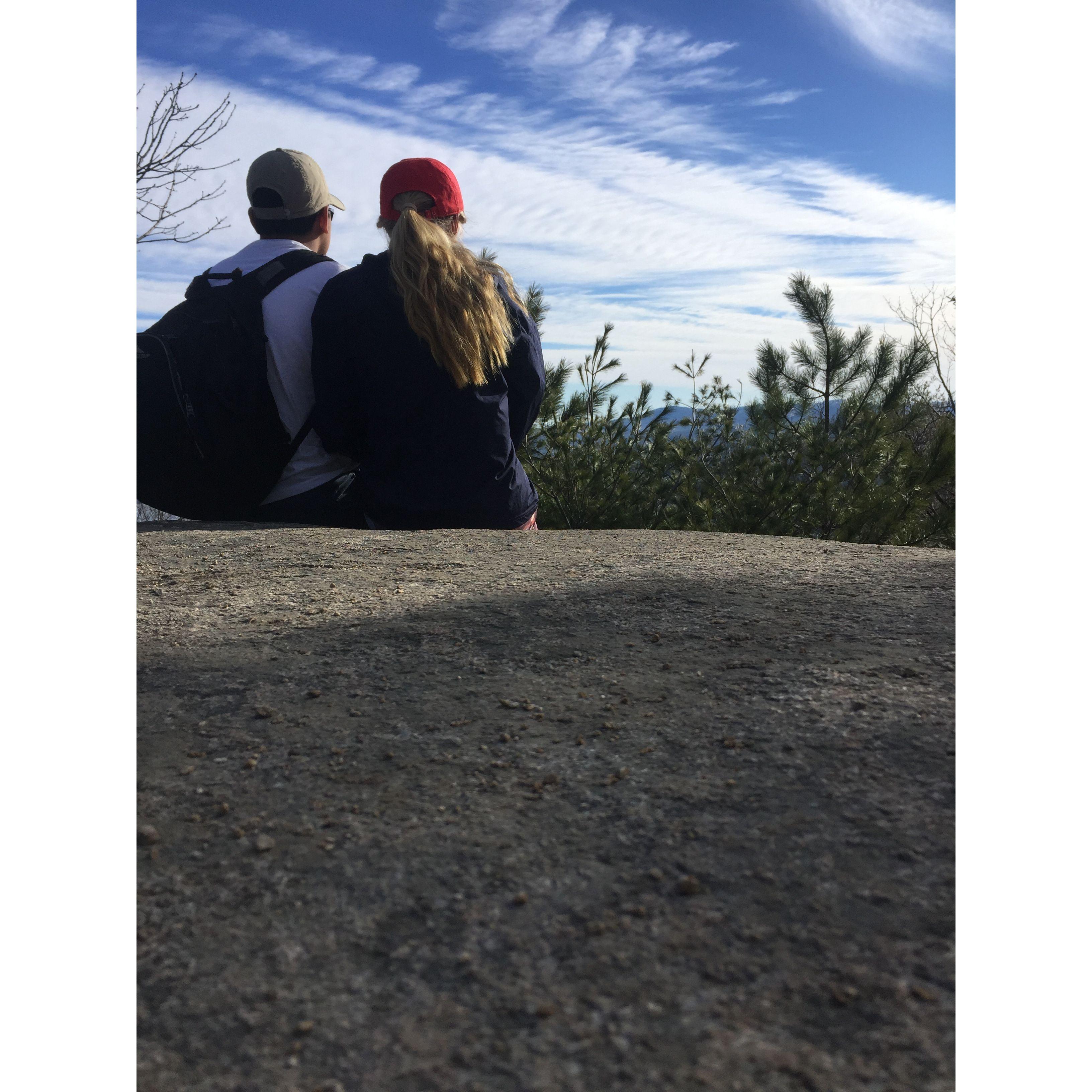 Spring 2016: hiking Mt Major