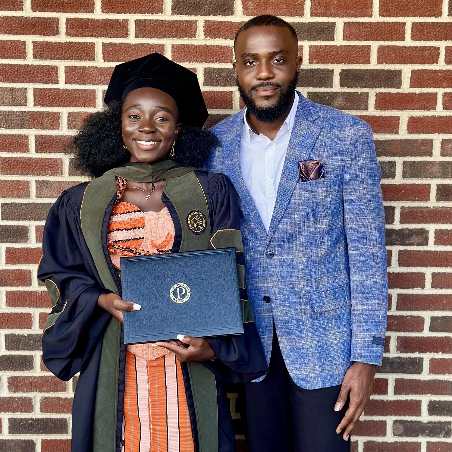 Her graduation day was a moment of pride and celebration. Standing by her side as she reached this incredible milestone. Looking forward to what the future holds