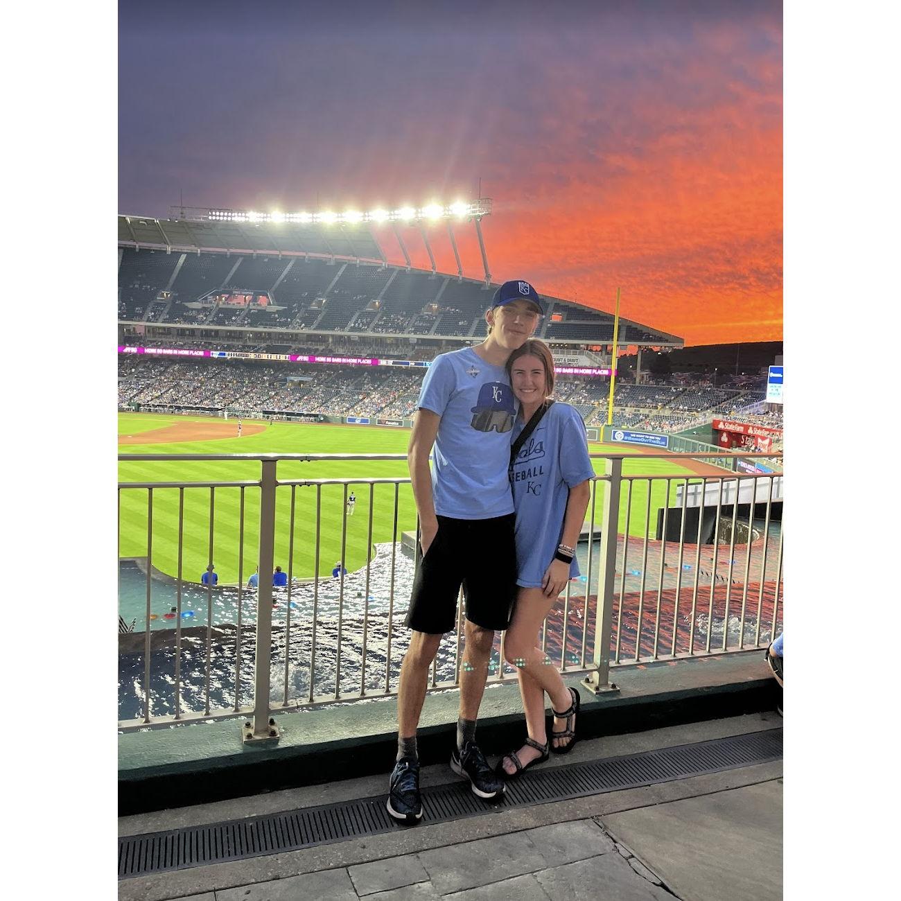 beautiful sunset @ the K