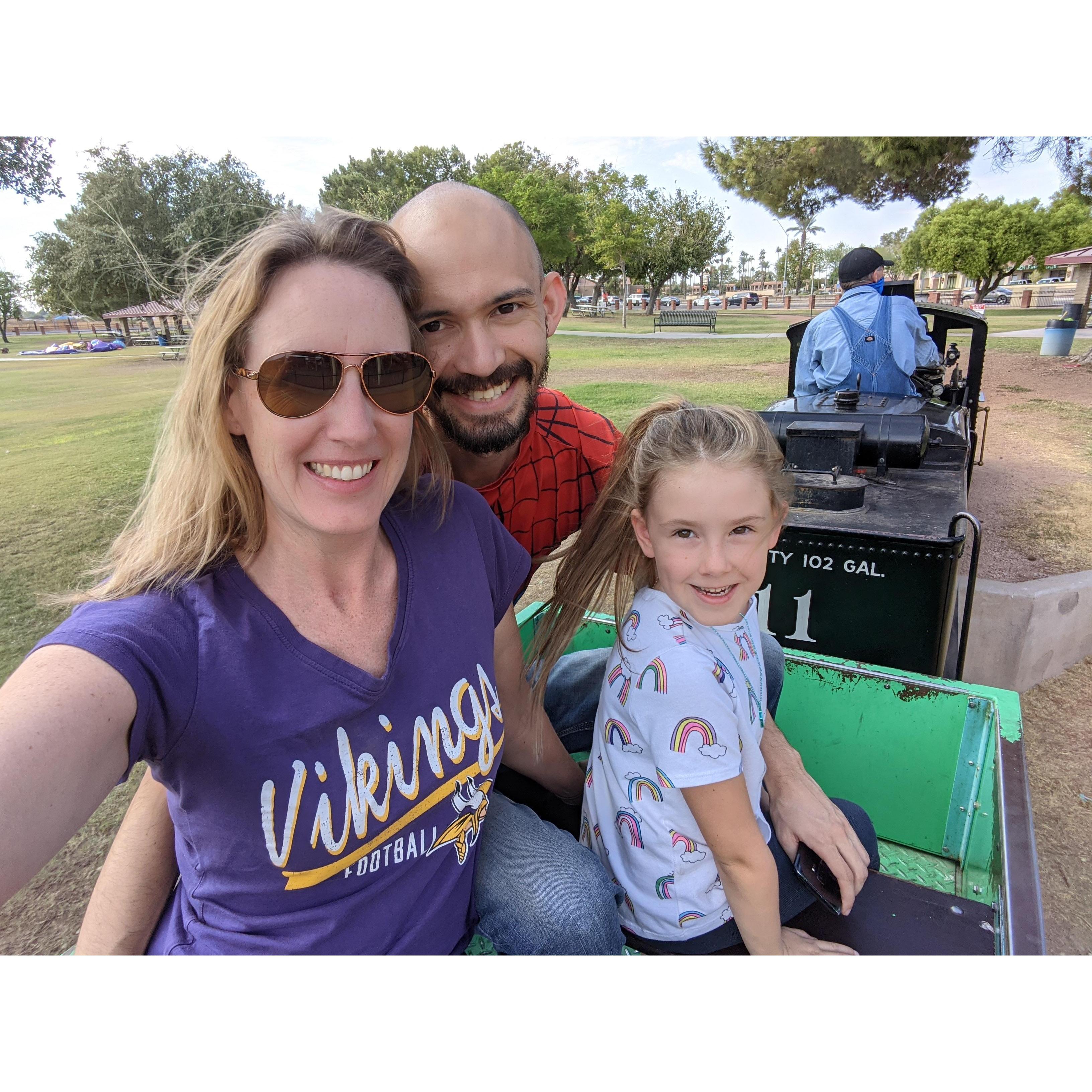 Family time in November 2020.