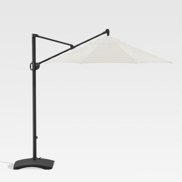 10' Sunbrella ® Silver Round Cantilever Umbrella