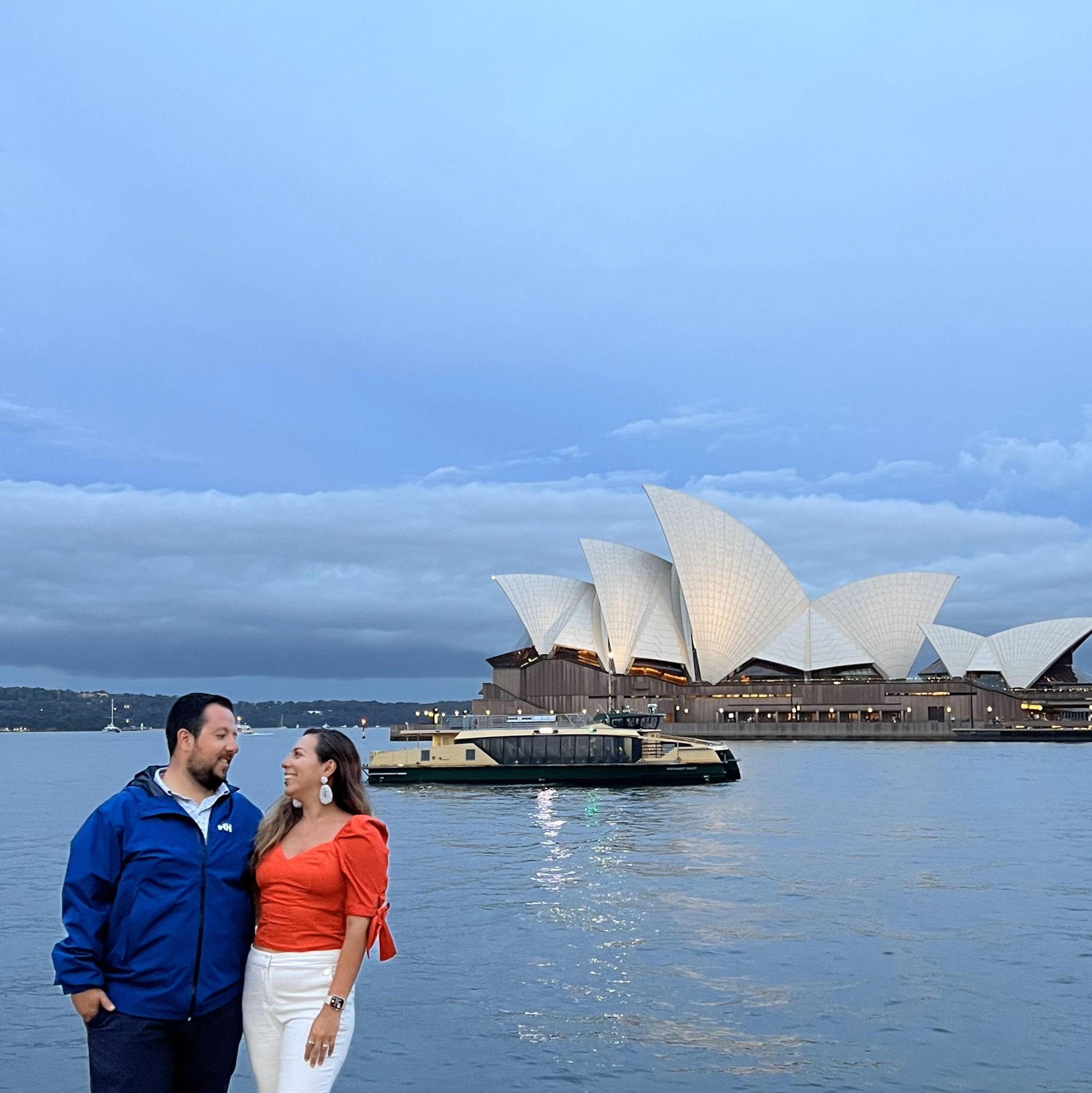 At the Opera House in Sydney, Australia