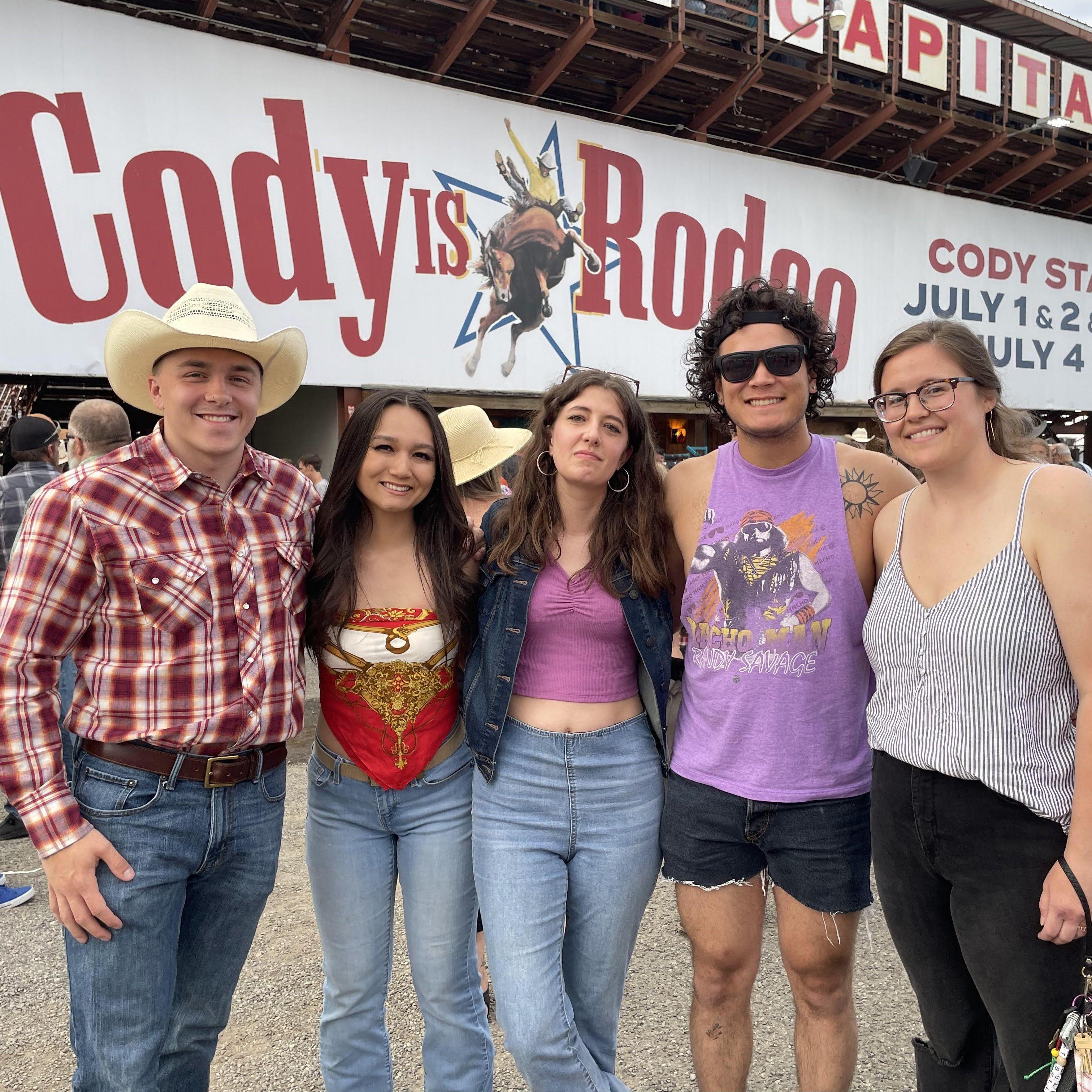 Going to the Cody Stampede with friends!