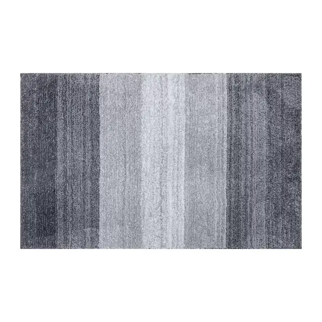 Ombre Stripe 30" x 48" Bath Rug in Grey