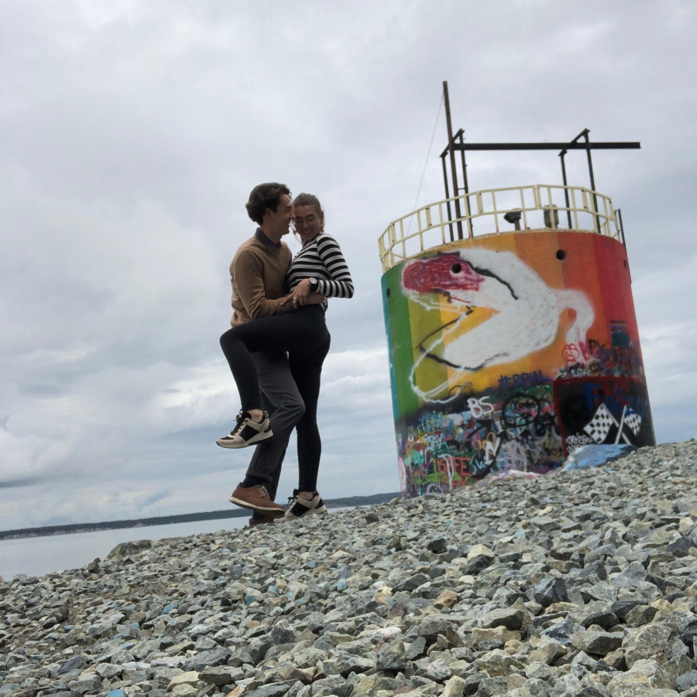From there, it was walks on beaches, walks in parks, walks on hikes, and just in general a lot of two individuals learning how to walk side by side