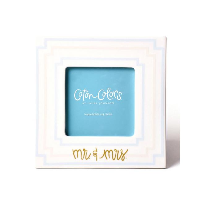 Coton Colors by Laura Johnson Notch Mr. and Mrs. Square Frame