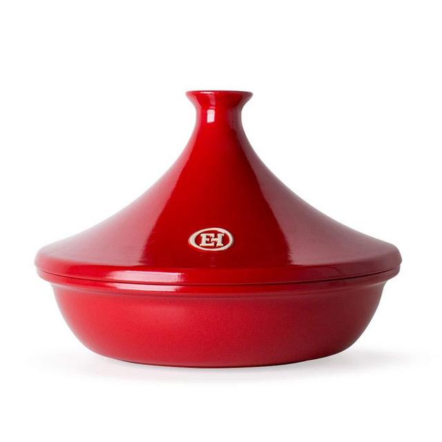 Emile Henry Made In France Flame Tagine, 2.1 quart, Burgundy