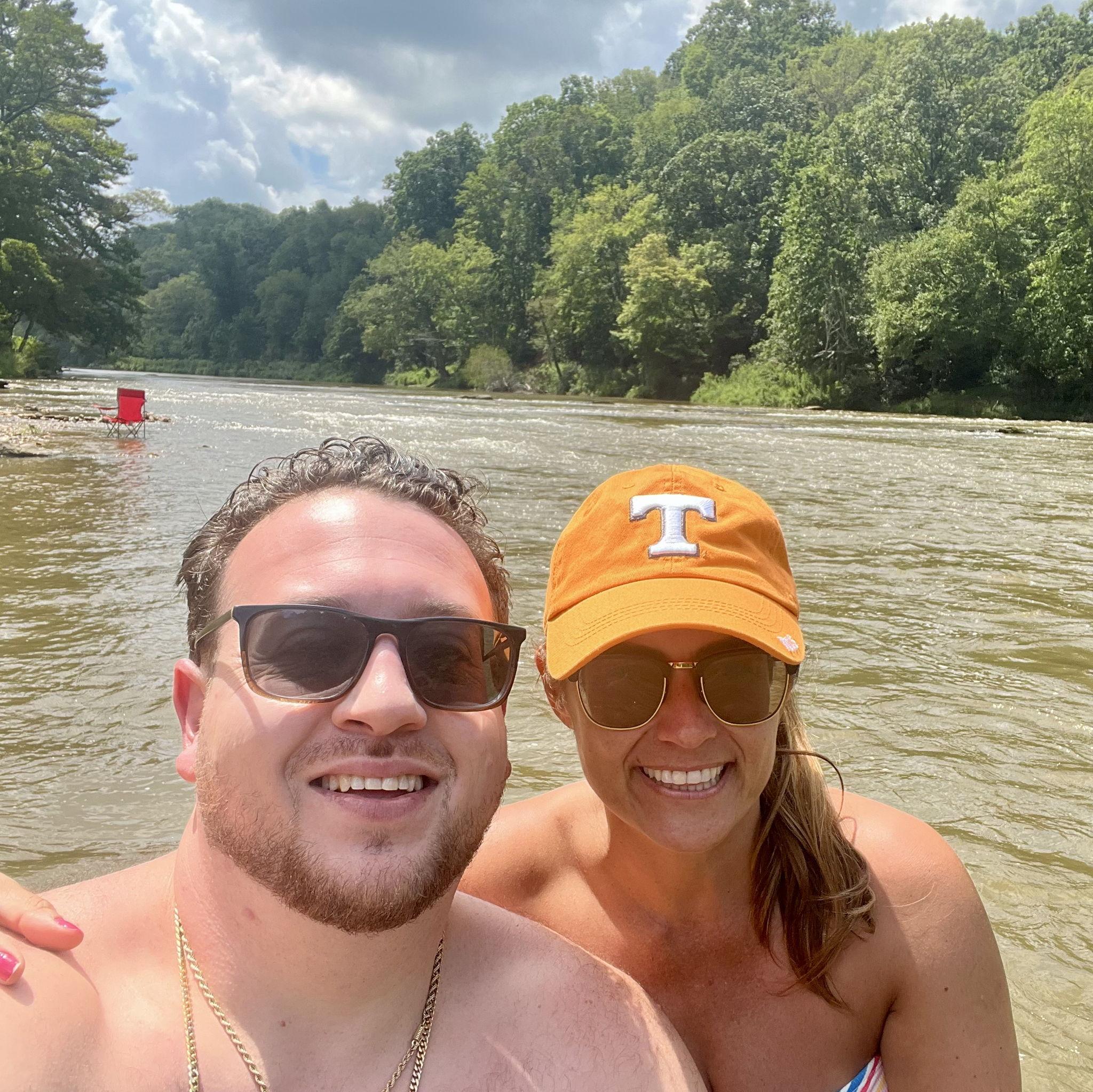 Enjoying summer 2025 at the New River in West Jeferson.